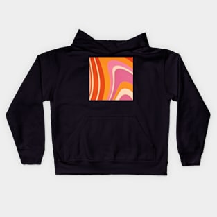 Abstract vintage illustration Kids Hoodie